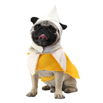 Banānu Mazs Suns Pet Kostīmu Izturīgs un Elpojošs Pet Apģērbs, kas Piemērots Pet Kostīms Puse