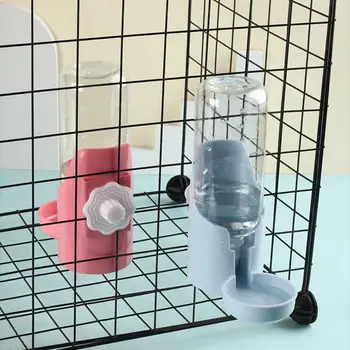 Karājas Kaķi Ūdens Padeves Izturīgas Plastmasas Caurspīdīgs Suņi Dzeramais Trauks Noņemams Trušu Ūdens Pudeli, Lai Kucēns Putnu