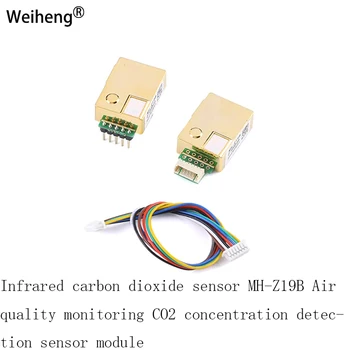 Infrasarkano Oglekļa Dioksīda Sensors MH-Z19B Gaisa Kvalitātes Monitoringa CO2 Koncentrācijas Noteikšanas Sensora Modulis