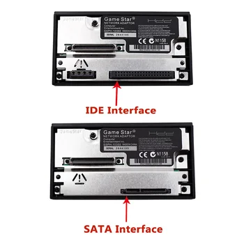 Portatīvo Paralēli Tīkla Karte SATA/IDE Interfeisu Paralēli Tīkla Kartes Adapteris 2.5/3.5 Collas SATA HDD Spēļu Aksesuāri PS2