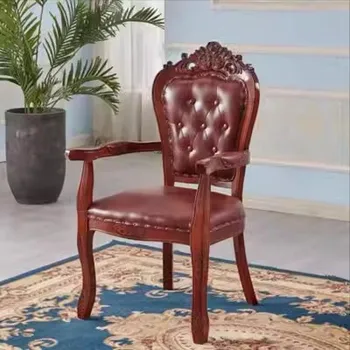Koka Luxery Ēdamistabas Krēsli Mūsdienu Nordic Hotel Puse Dizainers Taburetes Salons Atpūtas Telpa, Dzīvojamā Istaba Sillas Restaurante Istabas Mēbeles
