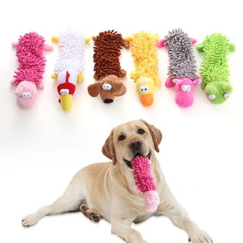 Pet suns, rotaļlietas skaņas plīša rotaļlieta mop kažokādas shell varde hippo zobu slīpēšanas piederumi