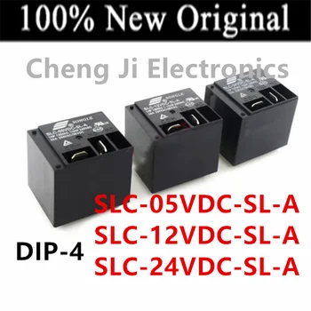 10PCS/Daudz SLC-05VDC-SL-A 、SLC-12VDC-SL-A 、SLC-24VDC-SL-PELDI-4 Jaunu oriģinālo Releju kopumu, kas parasti atvērts