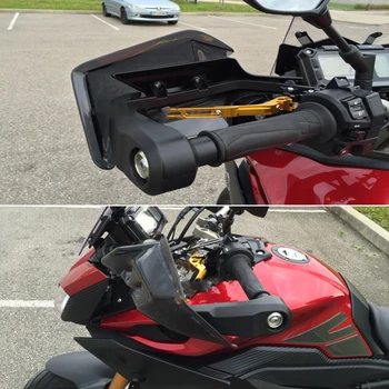 Par YAMAHA MT-09 Marķiergāzes 900 MT-09 2014-2017 2015 2016 Motociklu izstieptās Rokas Aizsargs Deflektoru Handguards Aizsargi Priekšējā stikla