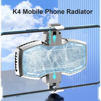 K4 Universālā Mobilo Tālruni, Radiatoru Spēle Vēsāks Portatīvo Ventilators Dzesēšanas Siltuma Izlietnes
