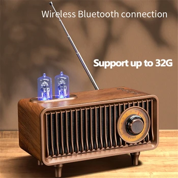 Bluetooth skaļruni 32G TF FM Skaņas skaļrunis kastē Retro Subwoofer Radio, Atmiņas Kartes, U Diska Augstas Kvalitātes Iekštelpu Bezvadu