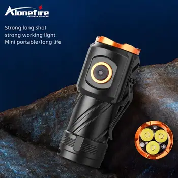 Ultra Bright LED Lukturīti, USB Uzlādējams Ūdensizturīgs 5 apgaismojuma režīms Multi-function Spēcīgu Gaismas Lukturīti, Kempings Lāpu X56