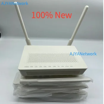 XPON onu jauns maza izmēra echolife eg8141a5 1GE+ 3FE+ 1USB+ 1TEL+ Wifi 5DBI antenu angļu modema firmware