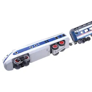 1:87 HO Mēroga Simulācijas Vilciena Modeli Lokomotīvju &Ratiņi, Bērnu Rotaļu Dzelzceļš Auto Vilcienu