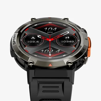 S100 Smart Skatīties Vīrieši Bluetooth Zvanu 1.45 Collu Ekrāns Nakts Gaismiņa Āra Sporta, Mūzikas Atskaņošanu Smartwatches Fitnesa Tracker