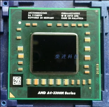 Laptop CPU A4-3300M AM3300DDX23GX 1.9-2.5 G Dual Core 2-Diegu CPU skaitļošanas jaudas datu
