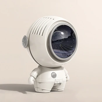 Jaunā Astronautu Karājas Kakla Ventilators Pārnēsājamu USB Mini Rokas Bladeless Klusums galda Ventilators Āra Kempings Mazajiem Faniem