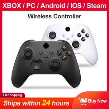 Bezvadu Kontrolieris Xbox Vienu Konsoli Xbox Sērijas S X PC Kursorsviru Gamepad Bluetooth Kontroles Microsoft Xbox Joypad
