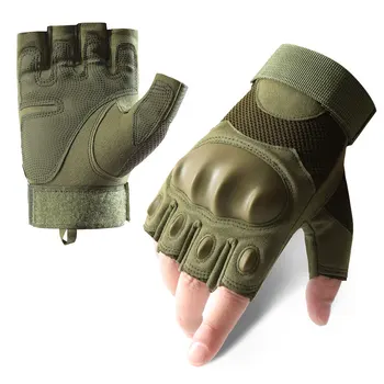 Pusi Pirkstu Tactical Cimdi Armijas Militāro Anti-slip Medību Cimdi Āra Sporta Fotografēšanas Pārgājienu Fingerless Cimdi Vīrieši Sievietes