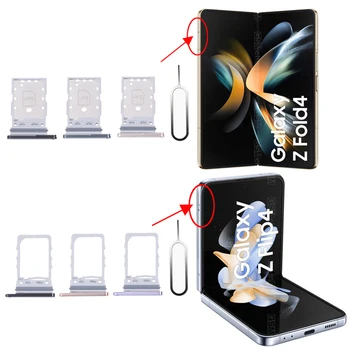 Samsung Galaxy Z Flip4 Fold4 5G Sākotnējā Tālruņa Sim Chip Kartes ligzda Ligzda Z Flip 4 Reizes 4 F721 F936 Jauno Sim kartes Turētājs Turētājs