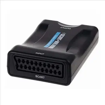 1080P Scart uz HDMI Pārveidotājs Video, Audio Pārveidotājs ar USB Kabeli, Lai HDTV Sky Box DVD Televīzijas Konvertētājs