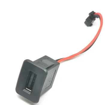 USB 2.0 Sieviešu Strāvas Ligzda USB2.0 Uzlādes Port Savienotājs ar Kabeļu Elektriskās Spailes USB Lādētāja Ligzda