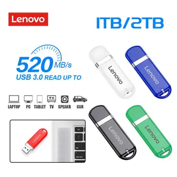 Lenovo Mini Pen Drive Atmiņas, USB Flash Drive 1 tb 2 tb 520MB/s, Augsta Ātruma Usb 3.0 Ūdensizturīgs USB Stick Android/tablete/Spēle