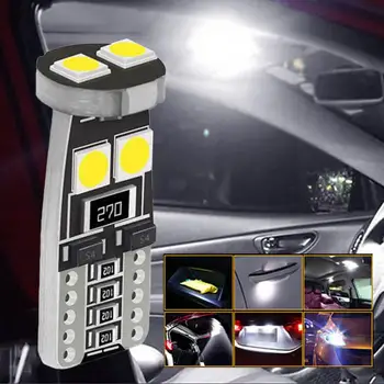 LED Spuldzes Lukturu Super Spilgti Drošu Ūdensizturīgs Auto Priekšējās LED Dienas Braukšanas Gaismas DIY Mini Auto Lukturu