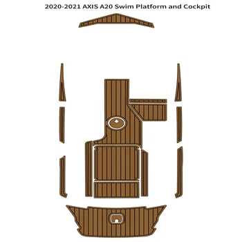 2020-2021 ASS A20 Peldt Platformu, Kabīnes Pamatni Laivu EVA Putu Tīkkoka Klāja Grīdas Paklāja Pamatni pašlīmējošās SeaDek Gatorstep Stils