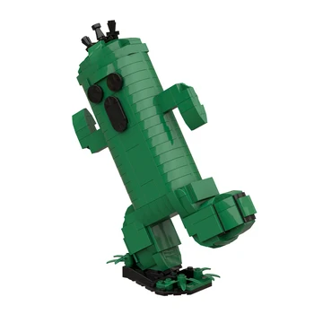 KM Radošo Kaktuss Monster Celtniecības Blokus Uzstādīt Pūķi Pirātu Dārgumu Kaste Krūtīm Yaranzo Ķieģeļi Rotaļlietas Bērniem Xmas Dāvanas