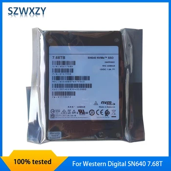 Par Western Digital SN640 7.68 T SSD disks WD WUS4BB076D7P3E3 U. 2 Servera Cietā Stāvoklī Vadīt Ultrastar DC NVMe Datu Centrs Cietais Disks
