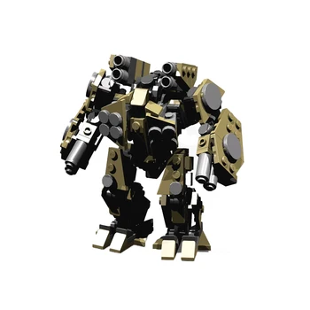 KM Mecha Sērijas Militāro Zaļā lieljaudas elements, Robots DIY Modelis Mīklu Vākšanu Eksperti Ķieģeļu Rotaļlietas Xmas Dāvanas