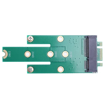 NGFF M. 2 B + V Taustiņu, lai mSATA Mini PCI-E SATA 3.0 SSD Vīriešu Converter Karte